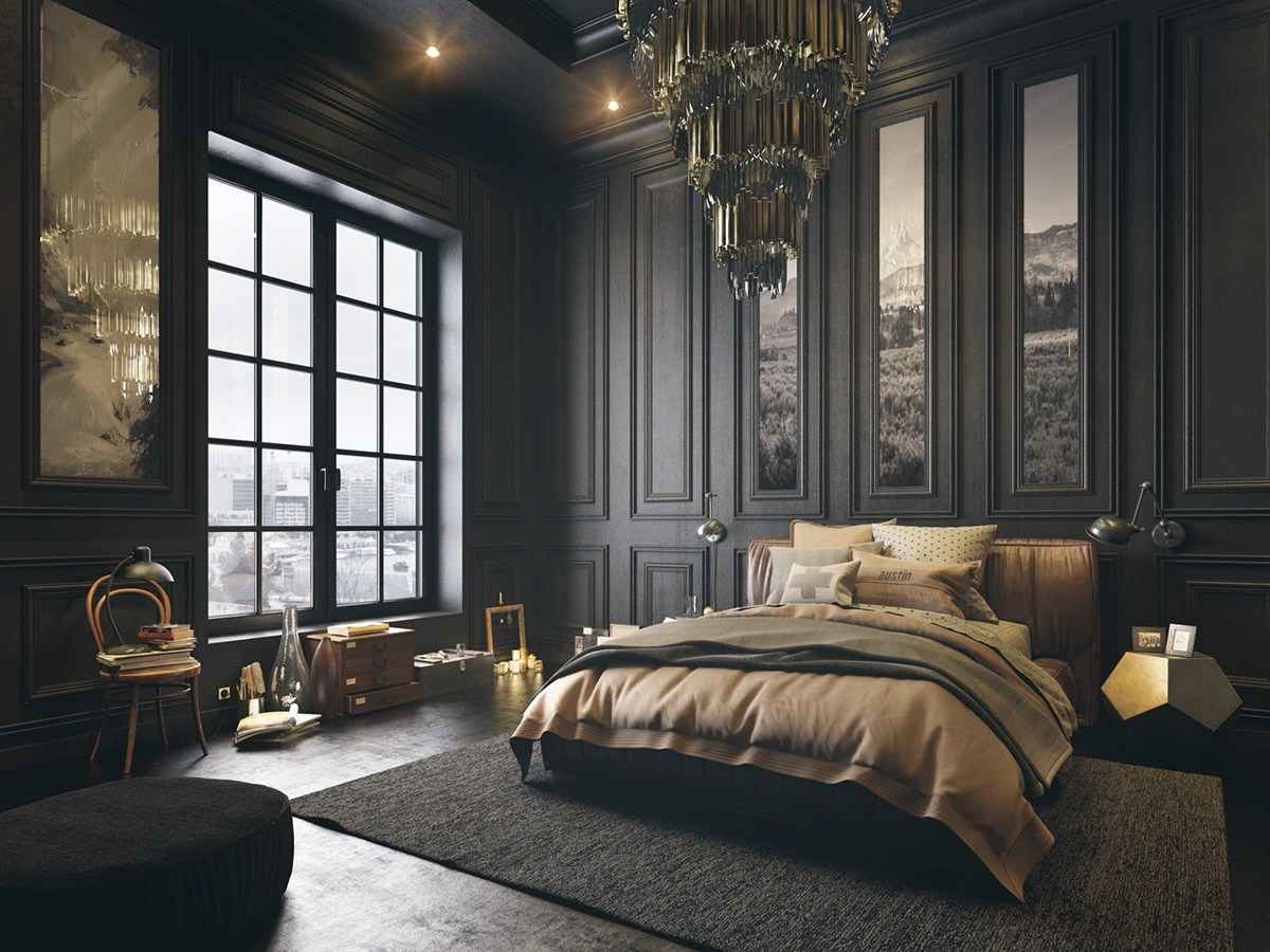 classical-dark-bedroom-style